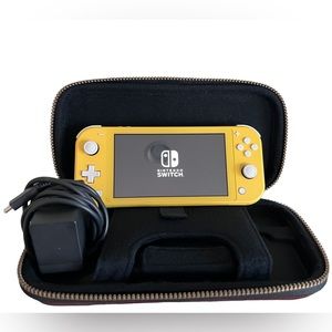 Nintendo switch lite console and case no games